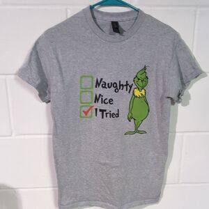 Grinch Christmas Short Sleeve Top